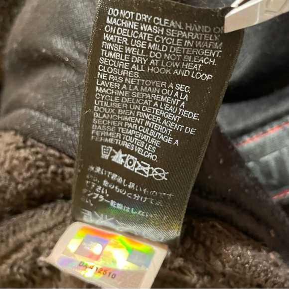 The North Face Oso Womens Small Full Zip Fleece Outdoor Hoodie Jacket Dark Brown - Picture 11 of 13